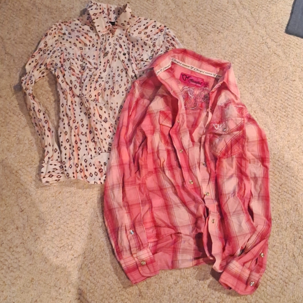 2 button down shirts